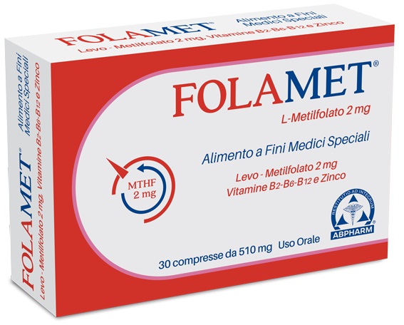 FOLAMET 30 COMPRESSE 500 MG - Farmastop