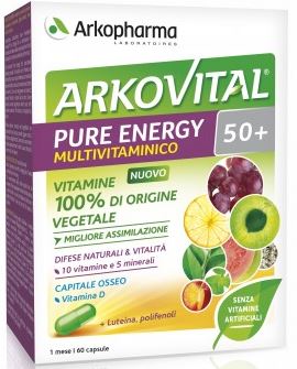 ARKOVITAL PURE ENERGY 50+ 60 CAPSULE - Farmastop