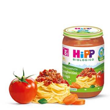 HIPP BIO SPAGHETTINI AL RAGU' 220 G - Farmastop