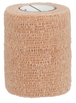 BENDA ELASTICA COMPRESSIVA AUTOADESIVA COBAN 7,5X200CM IN ESTENSIONE 7,5X450CM COLORE CARNE - Farmastop