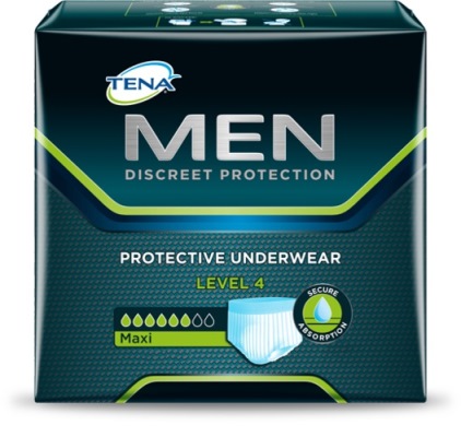 MUTANDINA ASSORBENTE MASCHILE TENA MEN LIVELLO 4 TAGLIA LARGE 10 PEZZI - Farmastop