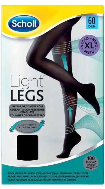 SCHOLL LIGHTLEGS 60 DENARI TAGLIA XL COLORE NERO 1 PAIO - Farmastop