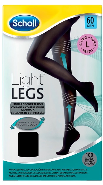 SCHOLL LIGHTLEGS 20 DENARI TAGLIA L COLORE NERO 1 PAIO - Farmastop