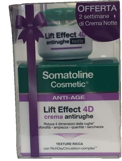 SOMATOLINE COSMETIC VISO 4D CREMA GIORNO 50 ML+ MINI NOTTE 15 ML - Farmastop
