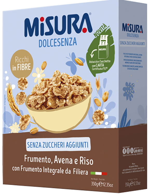 MISURA FIOCCHI DOLCE SENZA INTEGRALI 350 G - Farmastop