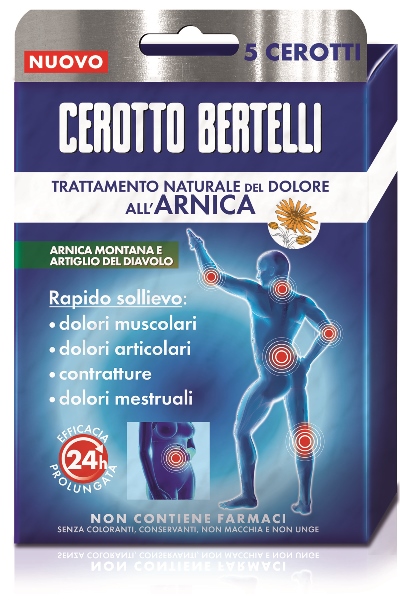 BERTELLI CEROTTO ARNICA ASTUCCIO 5 PEZZI - Farmastop
