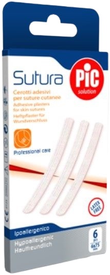 CEROTTO PER SUTURA PIC SOLUTION 12 X 100 MM 6 PEZZI - Farmastop