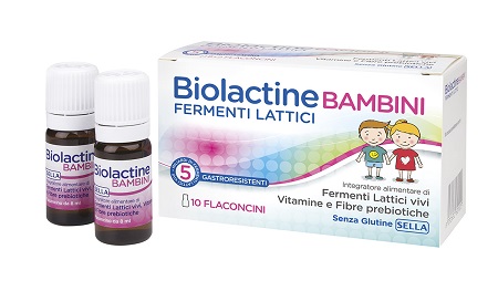 BIOLACTINE BAMBINI 10 FLACONCINI 8 ML - Farmastop