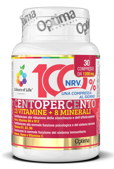 COLOURS OF LIFE CENTOPERCENTO 30 COMPRESSE 1200 MG - Farmastop