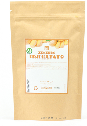 ZENZERO DISIDRATATO 100 G A FETTE SENZA ZUCCHERO - Farmastop