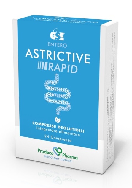 GSE ENTERO ASTRICTIVE RAPID 24 COMPRESSE DEGLUTIBILI - Farmastop