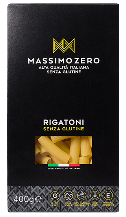 MASSIMO ZERO RIGATONI 400 G - Farmastop