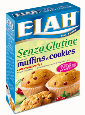 ELAH PREPARATO PER MUFFIN E COOKIES CON CRANBERRIES 190 G - Farmastop