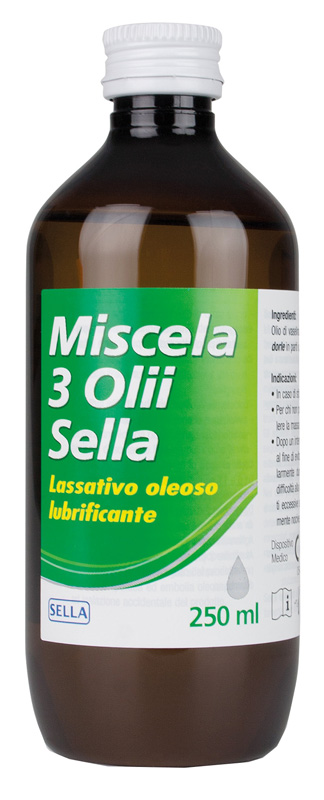 MISCELA 3 OLI LASSATIVO MD SELLA 250 ML - Farmastop