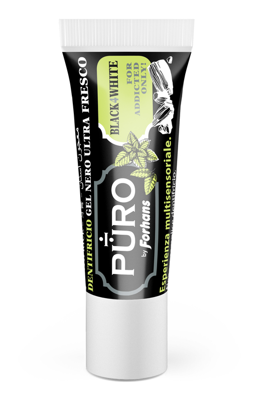 FORHANS BLACK4WHITE DENTIFRICIO 12 ML - Farmastop
