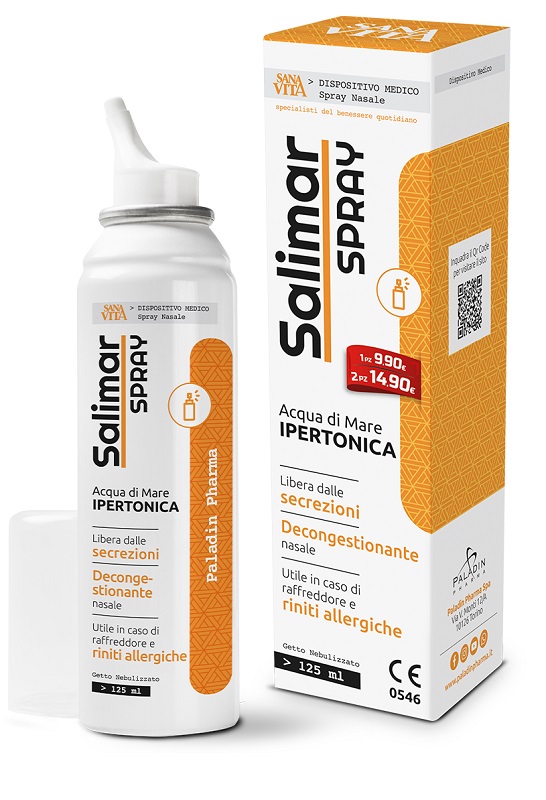 SANAVITA SALIMAR SOLUZIONE IPERTONICA 125 ML - Farmastop
