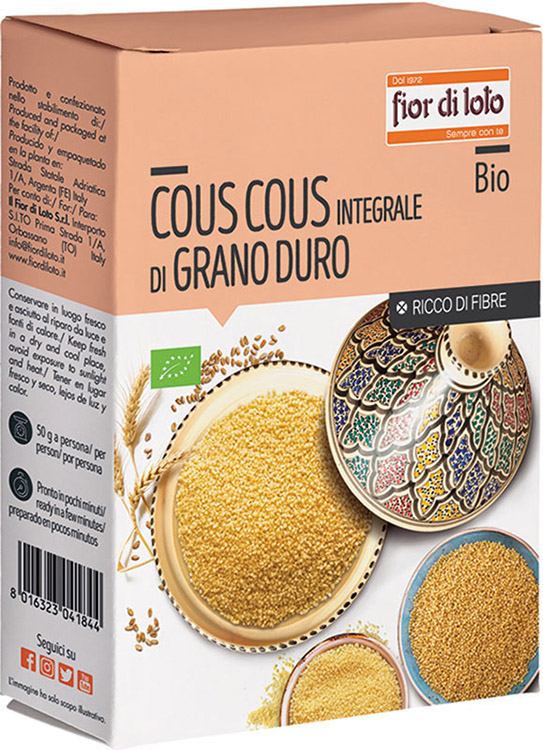 COUS COUS INTEGRALE GRANO DURO BIO 500 G - Farmastop