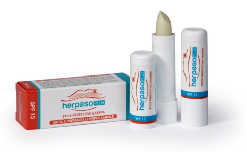 HERPASO PLUS SPF15 STICK PROTETTIVO LABBRA - Farmastop