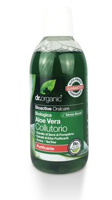 DR ORGANIC ALOE MOUTHWASH COLLUTORIO 500 ML - Farmastop