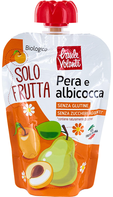 SOLO FRUTTA PERA E ALBICOCCA 100 G - Farmastop