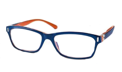 OCCHIALE PREMONTATO DA LETTURA PIC STYLE BLUE/ORANGE +3,5 DIOTTRIE 1 PAIO - Farmastop