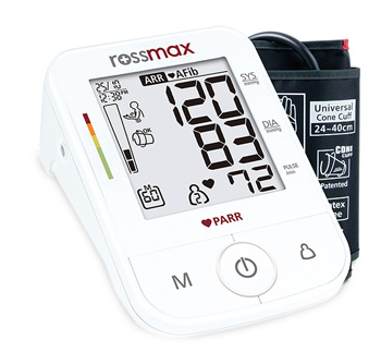 ROSSMAX MISURATORE PRESSIONE X5 TECNOLOGIA PARR - Farmastop