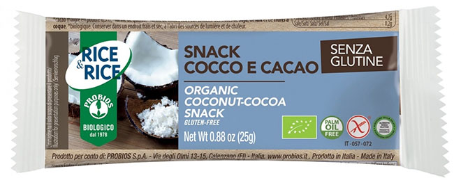 RICE&RICE SNACK COCCO CACAO 25 G - Farmastop