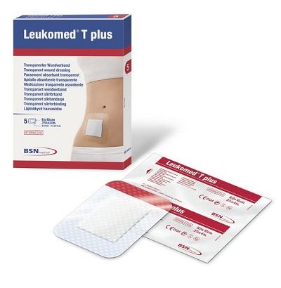 LEUKOMED T PLUS MEDICAZIONE POST-OPERATORIA TRASPARENTE IMPERMEABILE 7,2 X 5 CM - Farmastop