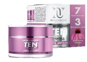 NATUR UNIQUE IALUCOLLAGEN TEN CREAM VISO SUPER ANTIAGE 50 ML - Farmastop