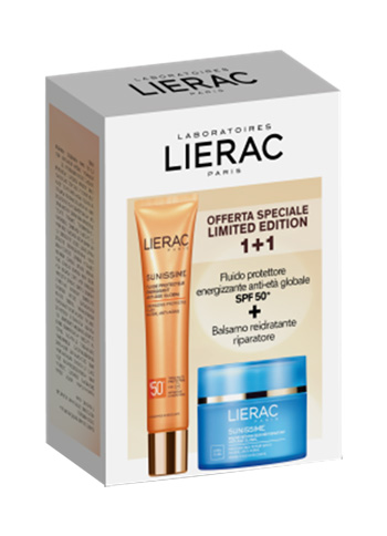 LIERAC SUNISSIME VISAGE SPF 50 40 ML + BAUME APRES SOLEIL 40 ML - Farmastop