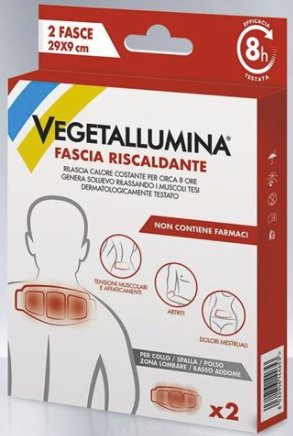 VEGETALLUMINA FASCIA RISCALDANTE 2 PEZZI - Farmastop