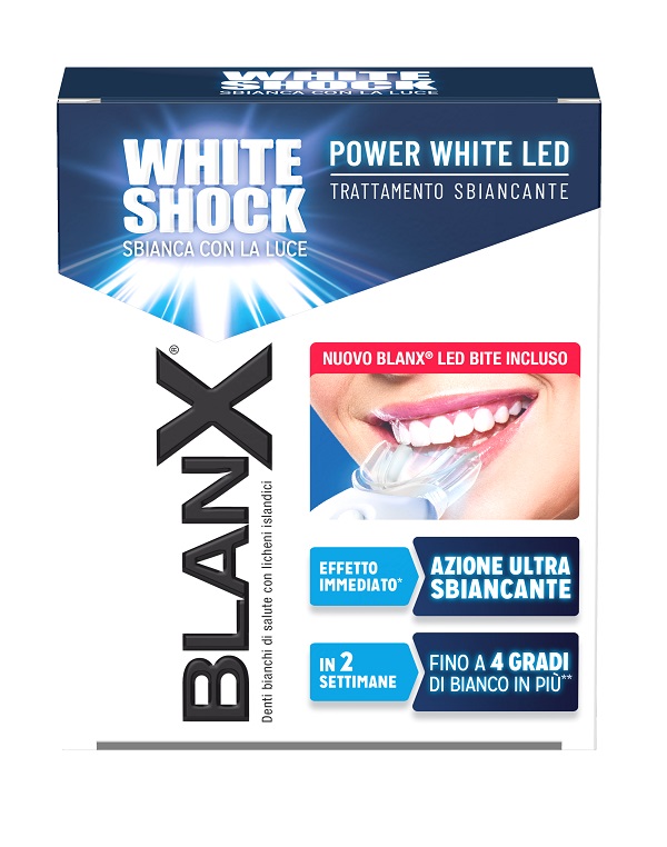 BLANX WHITE SHOCK TRATTAMENTO POWER WHITE GEL 30 ML CON BITE - Farmastop