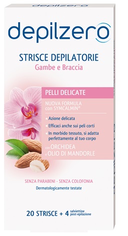DEPILZERO STRISCE GAMBE BRACCIA 20 PEZZI - Farmastop