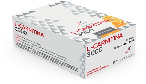 L CARNITINA 3000 MG 24 FLACONCINI 25 ML ARANCIA - Farmastop