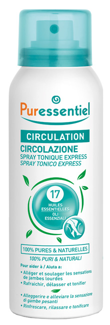 PURESSENTIEL SPRAY TONICO EXPRESS CIRCOLAZIONE 100 ML - Farmastop