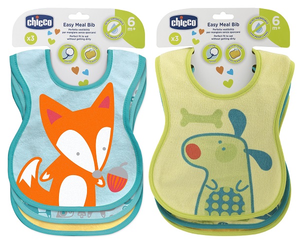 CHICCO BAVAGLINE PAPPA 6M+ 3PZ NEUTRE - Farmastop