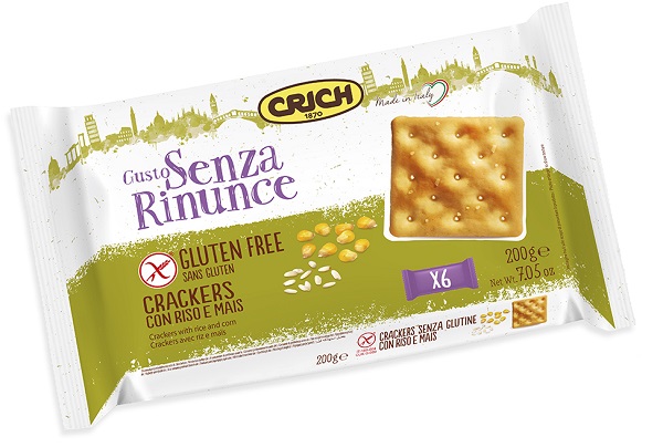 GUSTO SENZA RINUNCE CRACKERS CON RISO E MAIS 6 CONFEZIONI 200 G - Farmastop