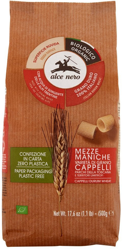 MEZZE MANICHE DI SEMOLA SENATORE CAPPELLI PARCHI TOSCANI BIO 500 G - Farmastop