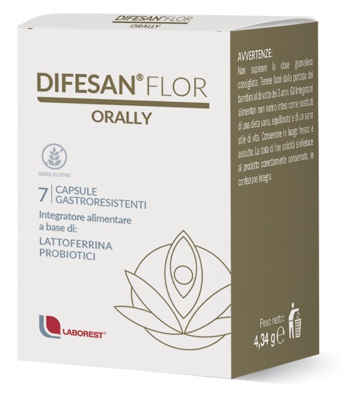 DIFESAN FLOR ORALLY 7 CAPSULE - Farmastop