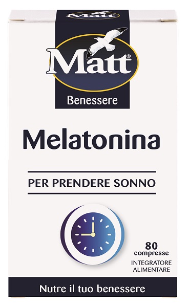 MATT BENESSERE MELATONINA 80 COMPRESSE - Farmastop