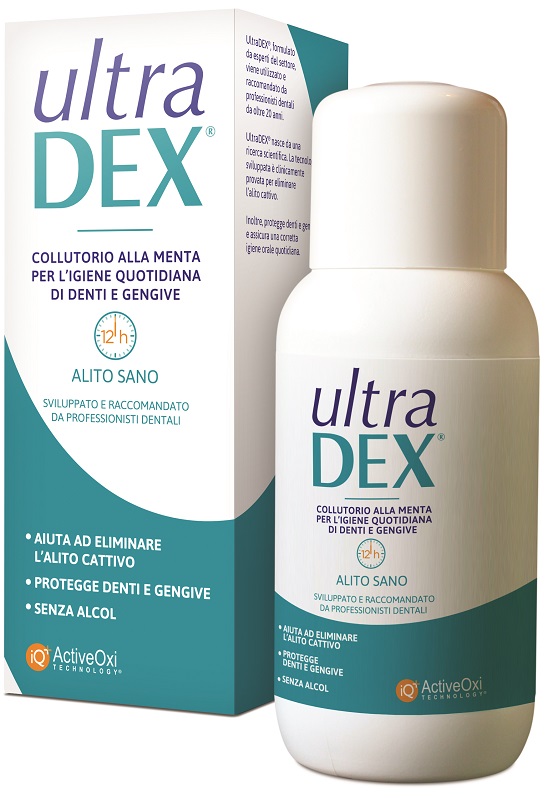 ULTRADEX COLLUTORIO ALITO SANO 250 ML SENZA ALCOOL - Farmastop
