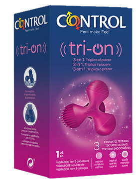 CONTROL TRI-ON VIBRATORE 3 IN 1 1 PEZZO - Farmastop