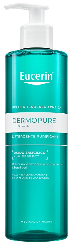 EUCERIN DERMOPURIFYER OIL CONTROL GEL DETERGENTE 400 ML - Farmastop