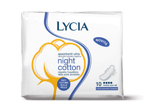 LYCIA COTONE ALI NOTTE 10 PEZZI - Farmastop