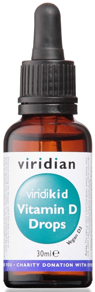 VIRIDIAN VIRIDIKID VITAMIN D3 400UI GOCCE 30ML - Farmastop