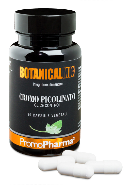 CROMO PICOLINATO GLICE CONTROL BOTANICAL MIX 30 CAPSULE - Farmastop