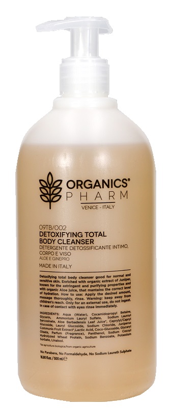 ORGANICS PHARM DETOXIFYING TOTAL BODY CLEANSER 500 ML - Farmastop