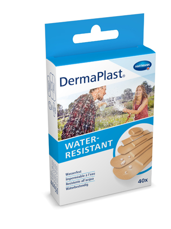 CEROTTO STRIP DERMAPLAST WATER RESISTENT 5 MISURE 40 PEZZI - Farmastop