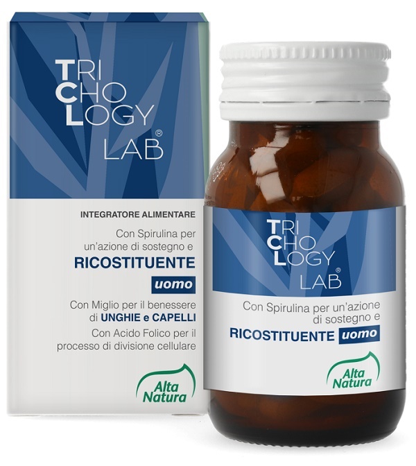 TRICHOLOGY LAB 50 COMPRESSE UOMO ANTICADUTA - Farmastop