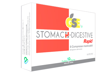 GSE STOMACH DIGESTIVE RAPID 8 COMPRESSE - Farmastop
